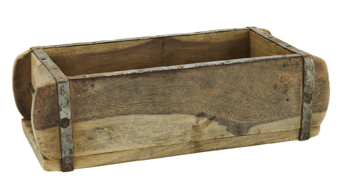 Ziegelform, Holzkiste
