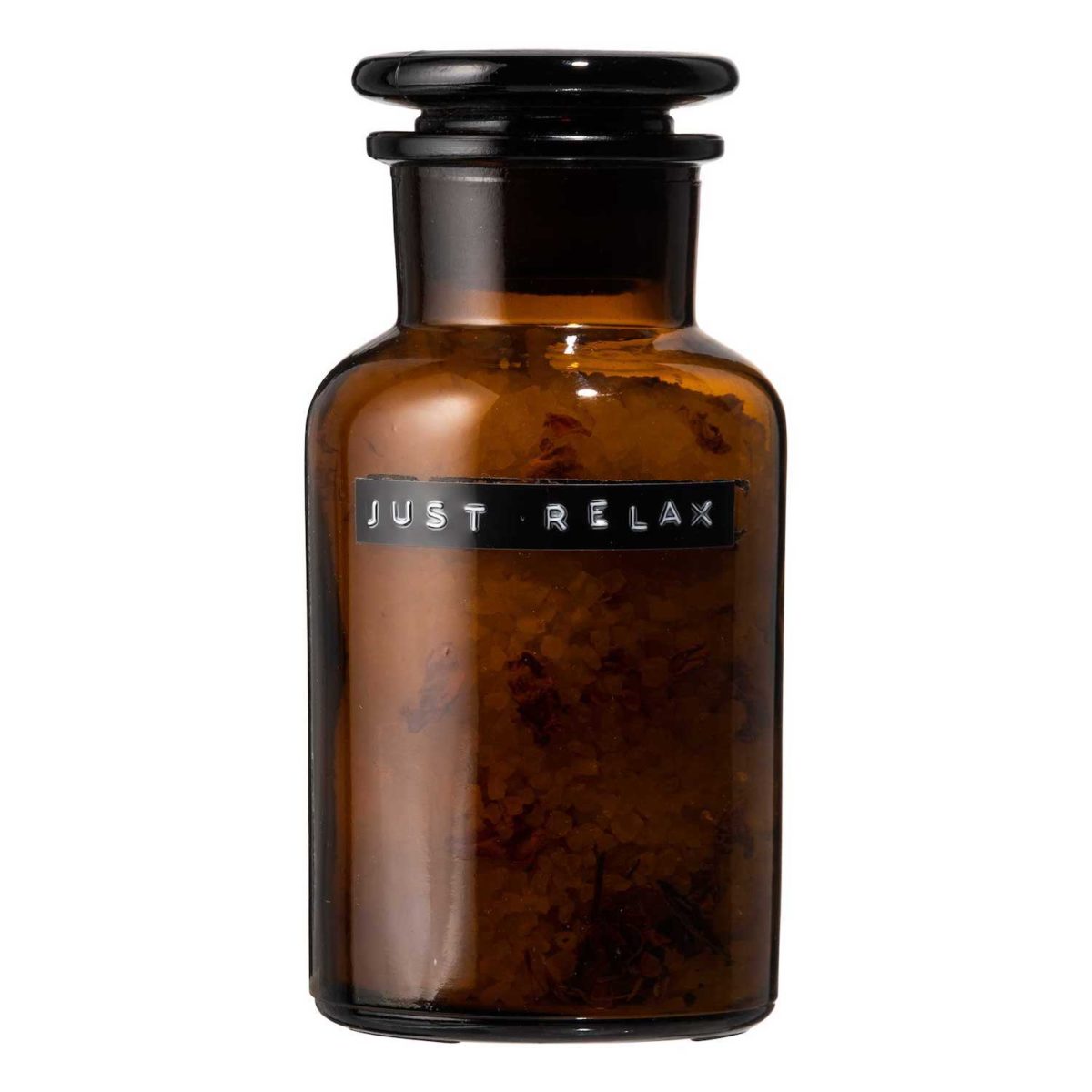 Wellmark Badesalz Rose im Apothekerglas  " Just Relax "