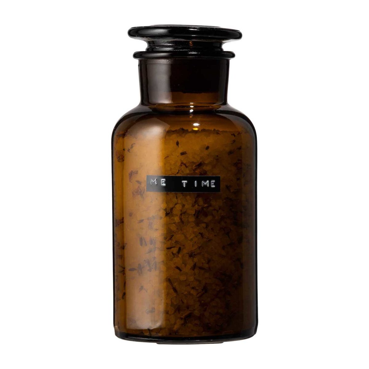 Wellmark Badesalz Lavendel " Me Time " in Apothekerglas