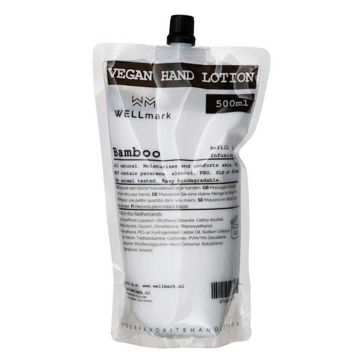 Wellmark Nachfüllpack Handlotion Bamboe