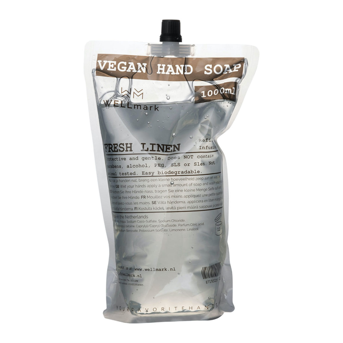 Wellmark Nachfüllpack Handseife Fresh Linen