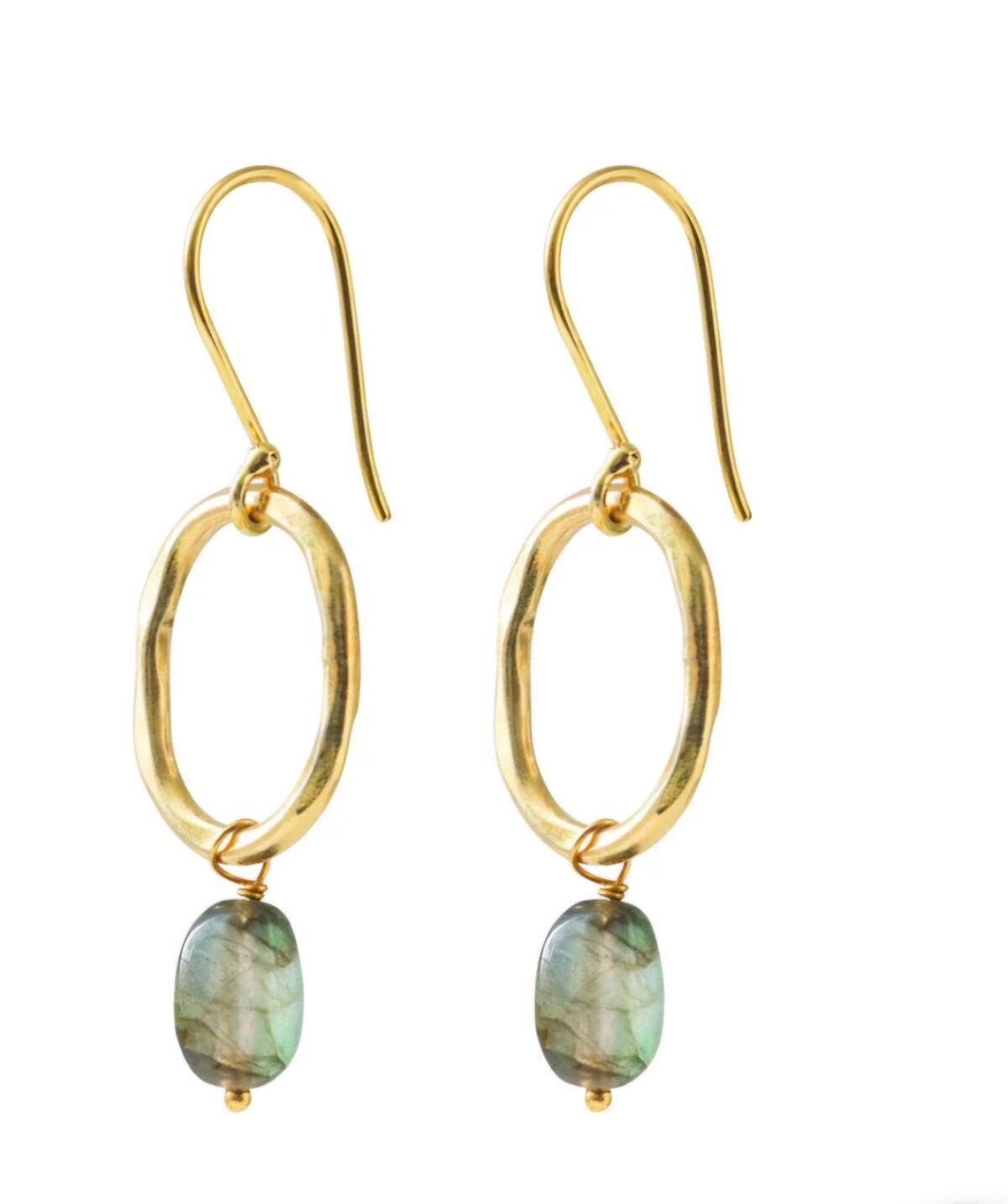 Ohrring "Graceful" mit Labradorit, gold, AW26194