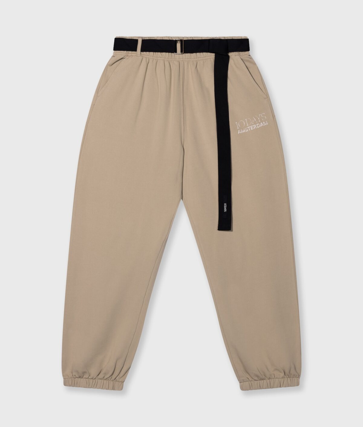 Jogger von 10Days mit Streifen und Gürtel