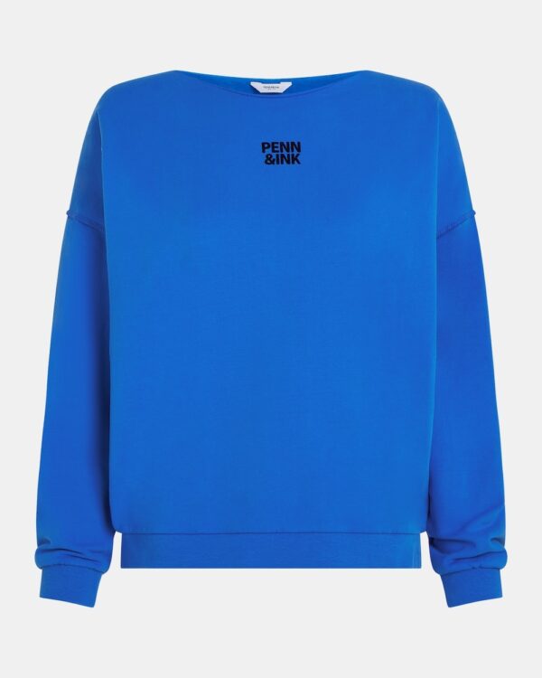 Sweater mit Print von Penn & Ink in 2 Farben, W25F1703