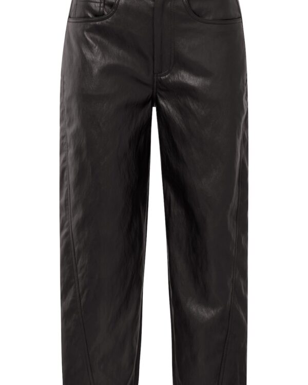 Hose aus Lederimitat mit Nahtdetails von Yaya