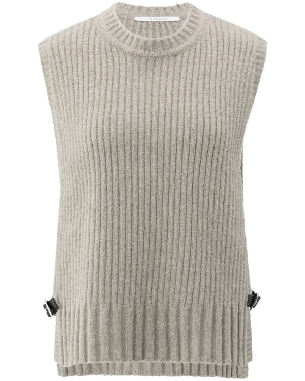 Gerippter, ärmelloser Pullover von Yaya