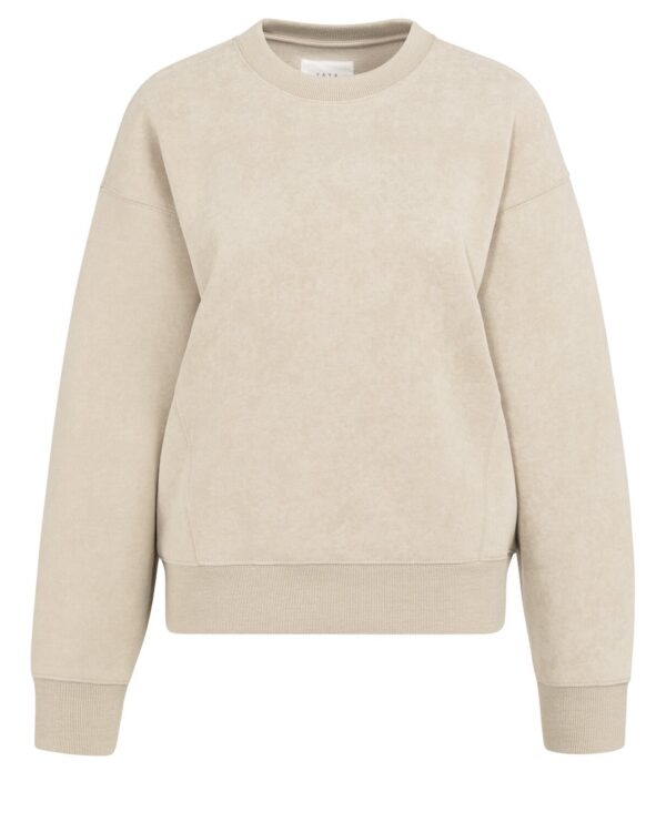 Pullover aus robustem Stoff mit Washed-Look von Yaya