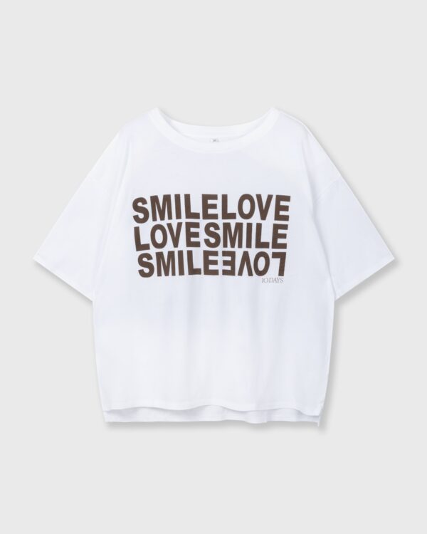 Smile Love Shirt von 10Days