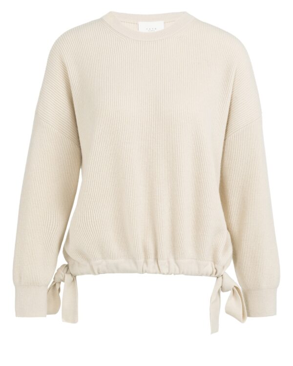 Strickpullover mit gebundenem Detail am Saum von Yaya