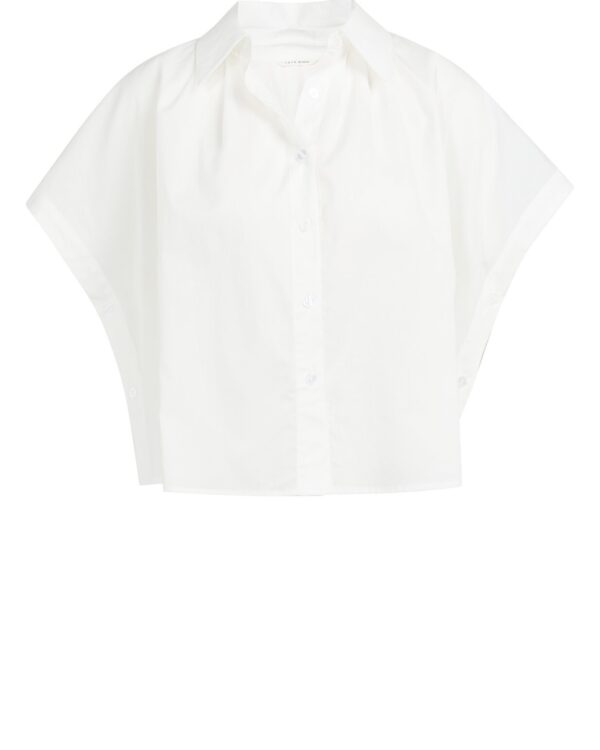 Ärmellose Bluse mit Zierknöpfen von Yaya