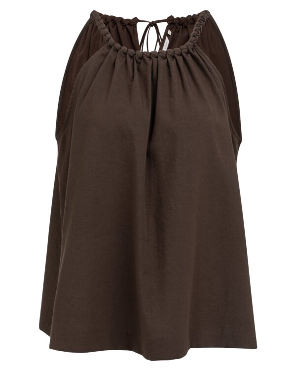 Neckholder- Top mit geflochtenem Rand am Ausschnitt von Yaya