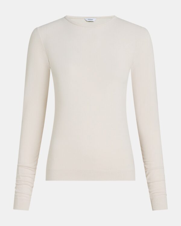 Longsleeve von Penn & Ink W26F1938 in beige