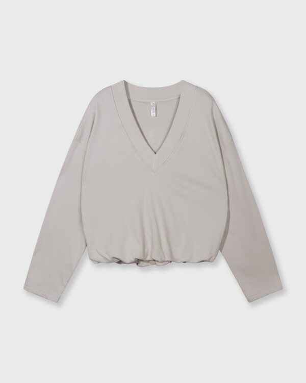 V- Neck Balloon Sweater von 10Days 20-821-6203