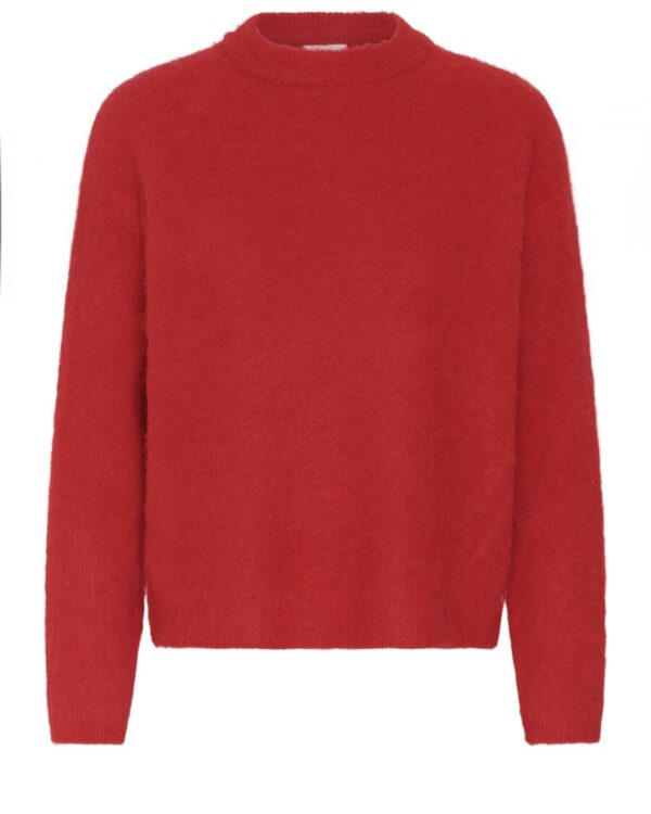 Strickpulli KAjordan von Kaffe in Rot