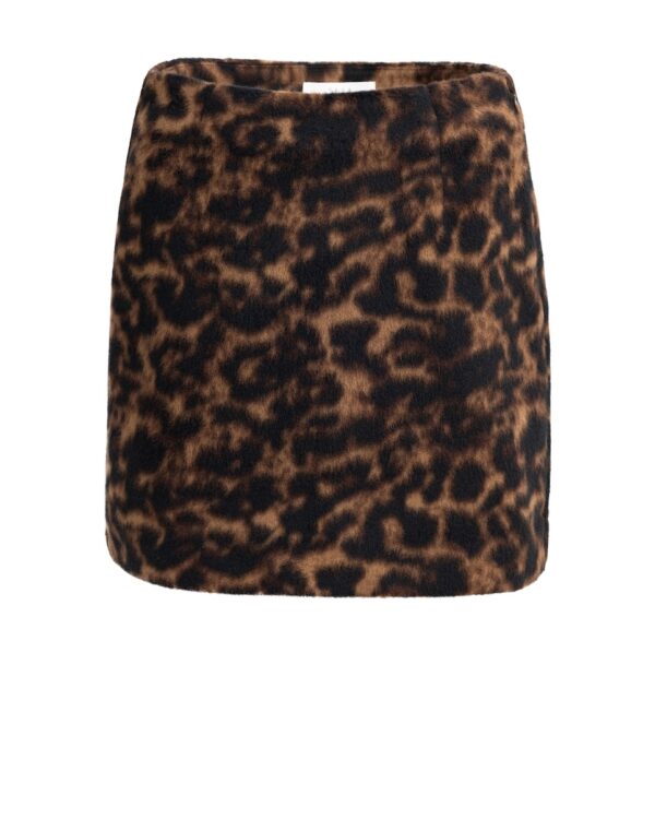 Weicher Mini- Rock im Leopardenmuster von Yaya